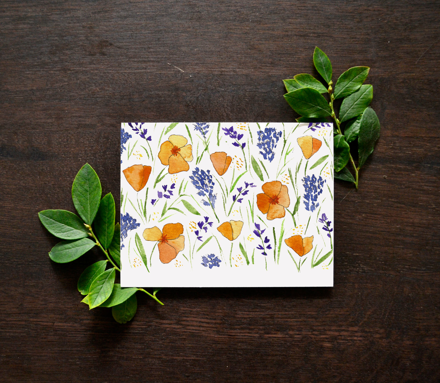 PNW Wildflowers Watercolor Card