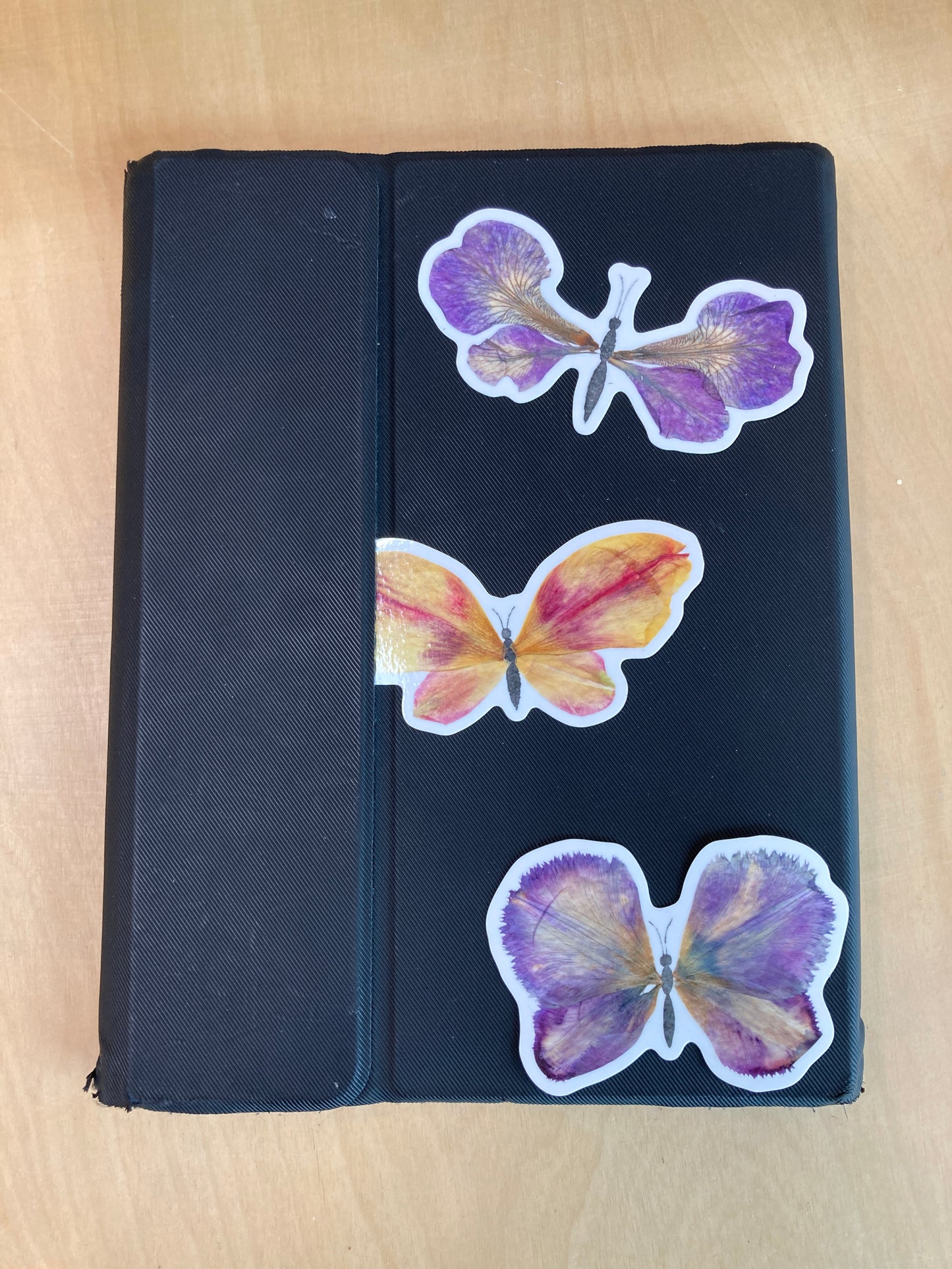 Iris Petal Butterfly Vinyl Sticker