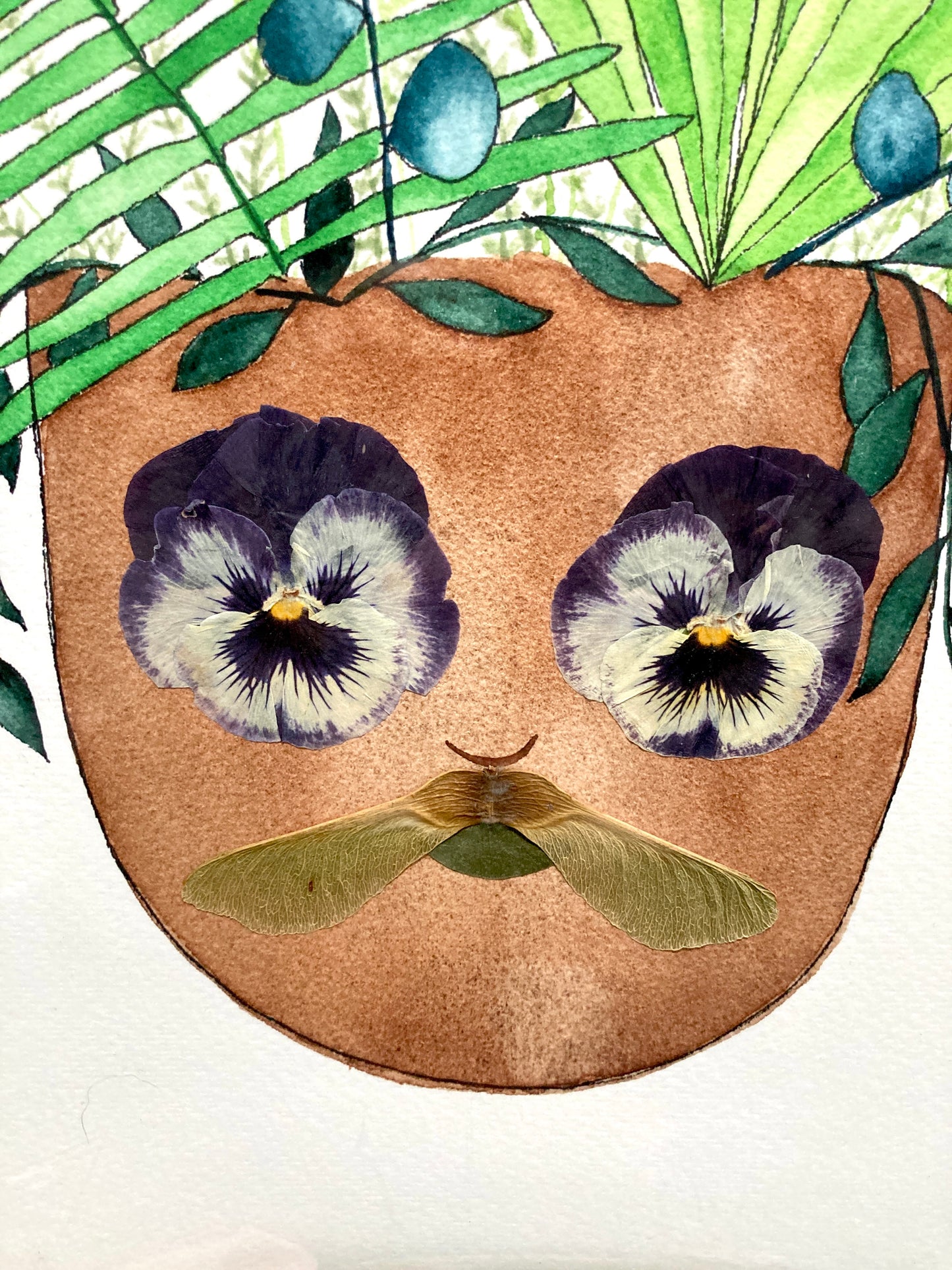 Flowers In Their Eyes Print