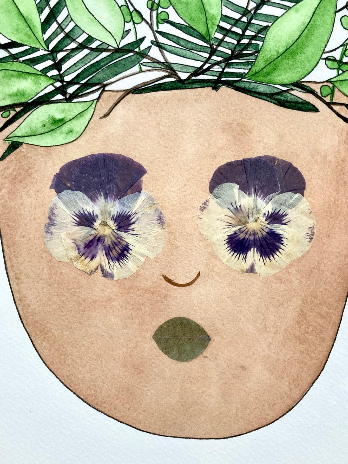 Flowers In Their Eyes Print