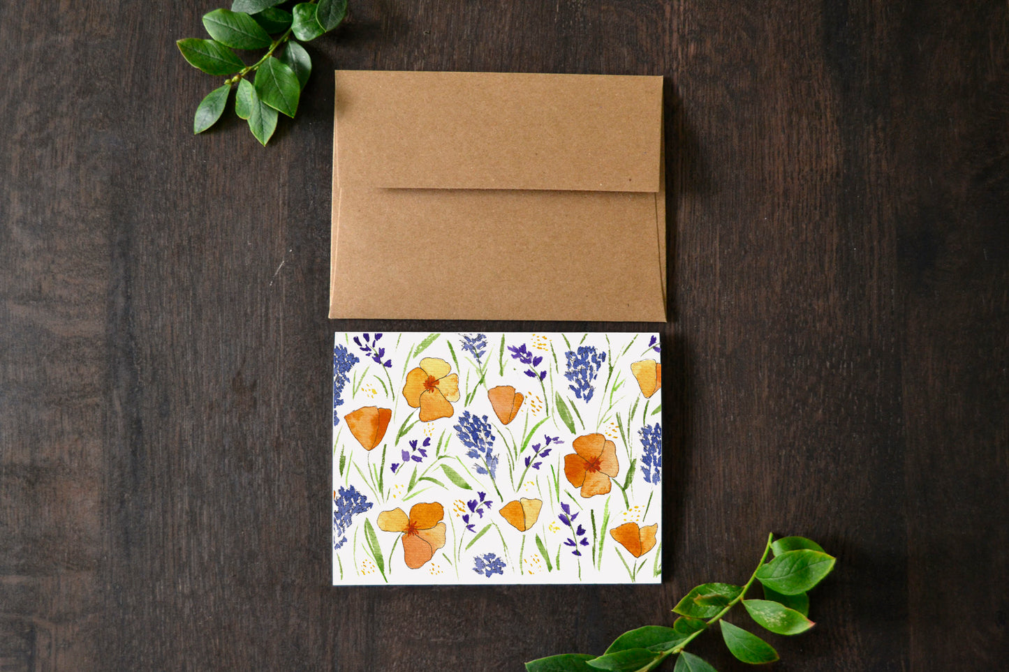PNW Wildflowers Watercolor Card