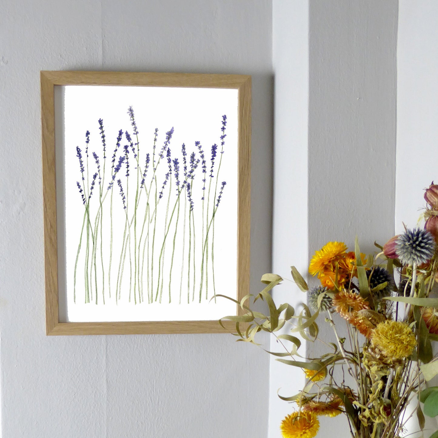 Lavender Watercolor Print