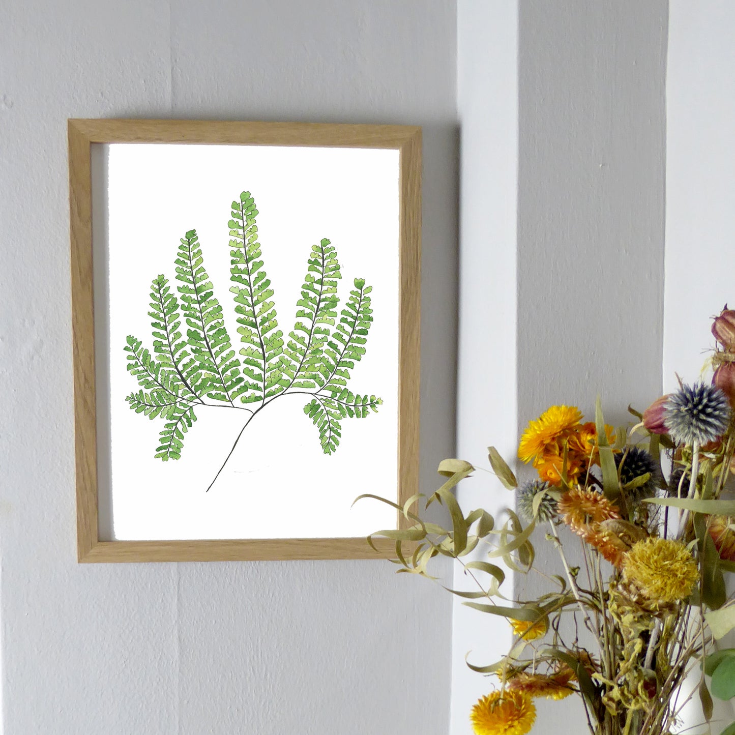 NW Fern Watercolor Print
