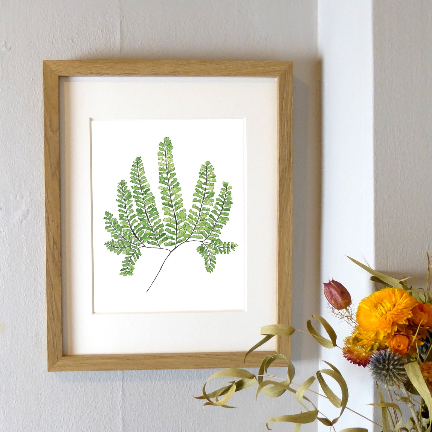 NW Fern Watercolor Print