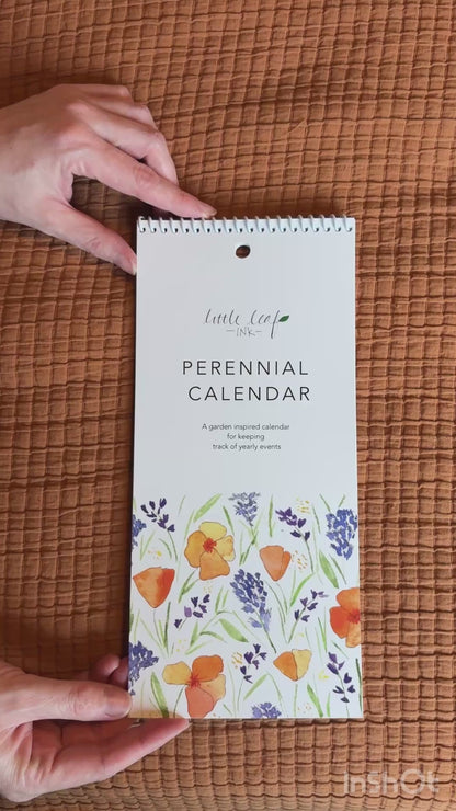 Perennial Birthday/Anniversary Calendar