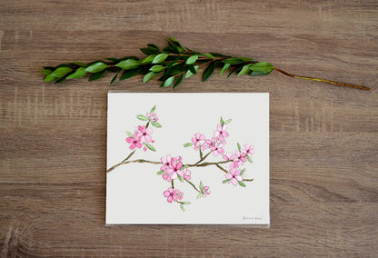 Cherry Blossom Watercolor Print